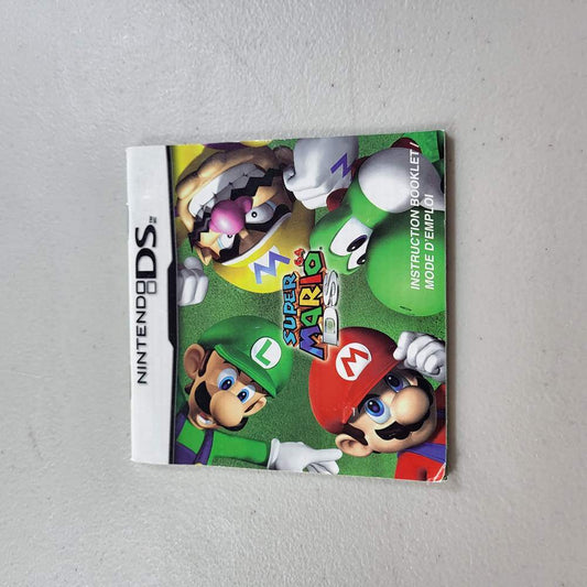 Super Mario 64 DS Nintendo DS (Instruction) *Bilingual -- Jeux Video Hobby 