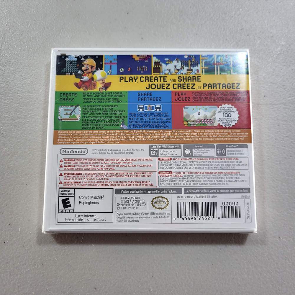 Super Mario Maker [Nintendo Selects] Nintendo 3DS (Seal) -- Jeux Video Hobby 