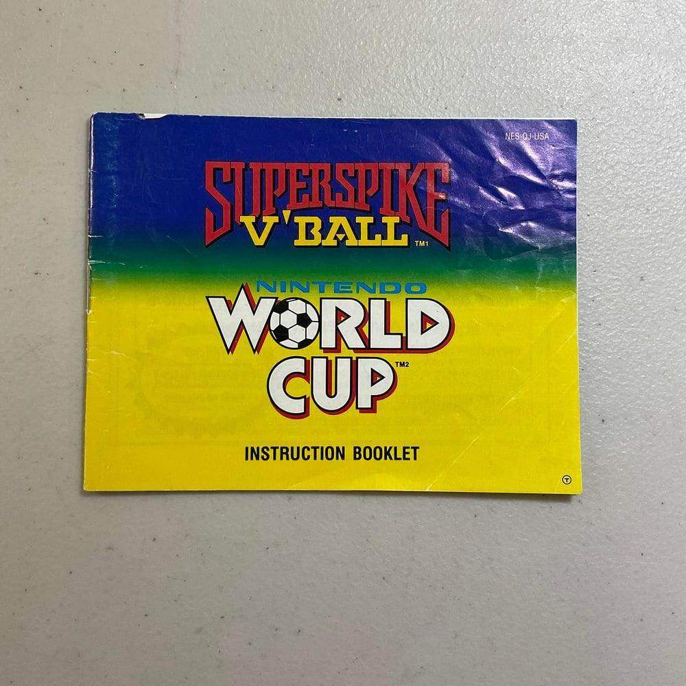 Super Spike Volleyball And World Cup Soccer NES (Instruction) *Anglais/English -- Jeux Video Hobby 