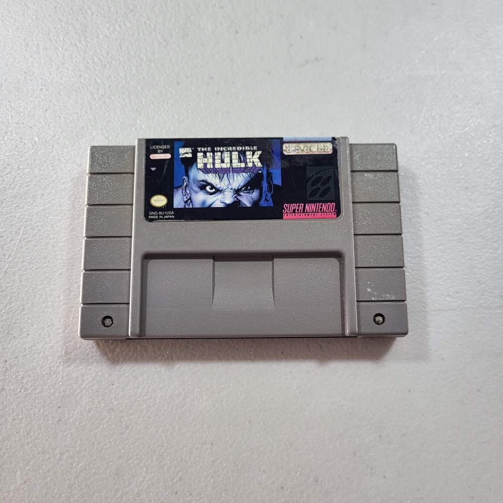 The Incredible Hulk Super Nintendo (Loose)(Condition-) -- Jeux Video Hobby 