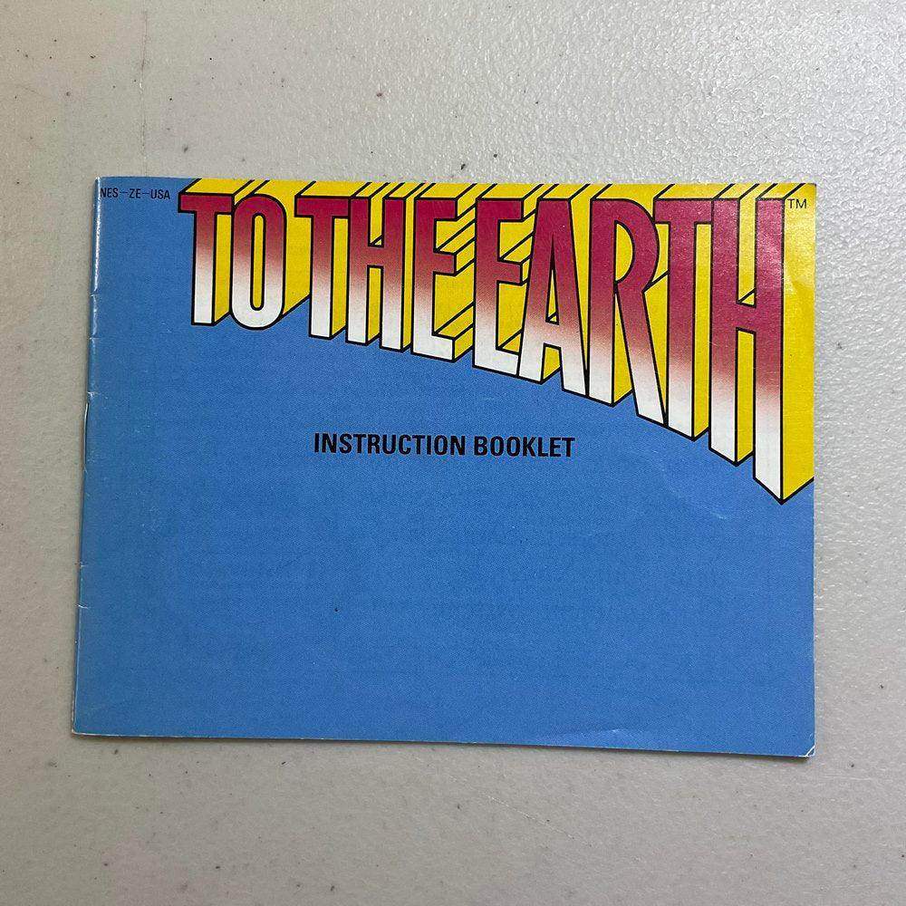 To The Earth NES (Instruction) *Anglais/English -- Jeux Video Hobby 