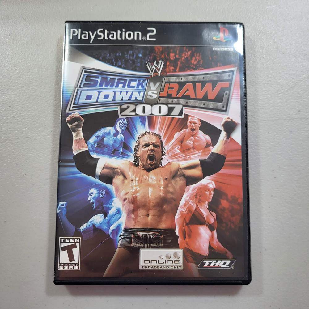 WWE Smackdown Vs. Raw 2007 Playstation 2 (Cib) -- Jeux Video Hobby 