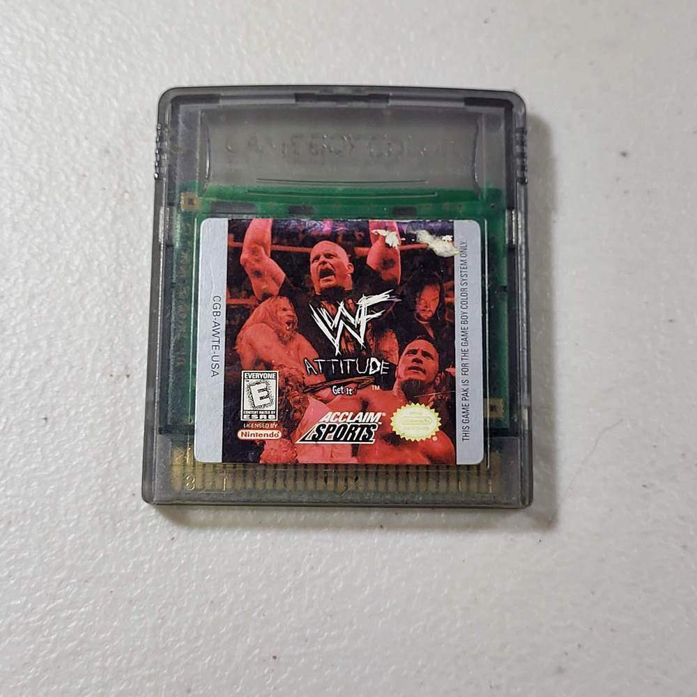 WWF Attitude GameBoy Color (Loose) -- Jeux Video Hobby 