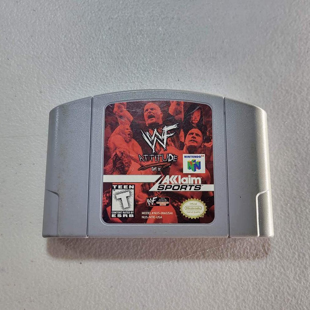 WWF Attitude Nintendo 64 (Loose) -- Jeux Video Hobby 
