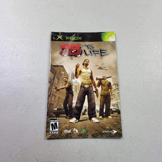 25 To Life Xbox (Instruction) *French/Francais -- Jeux Video Hobby 