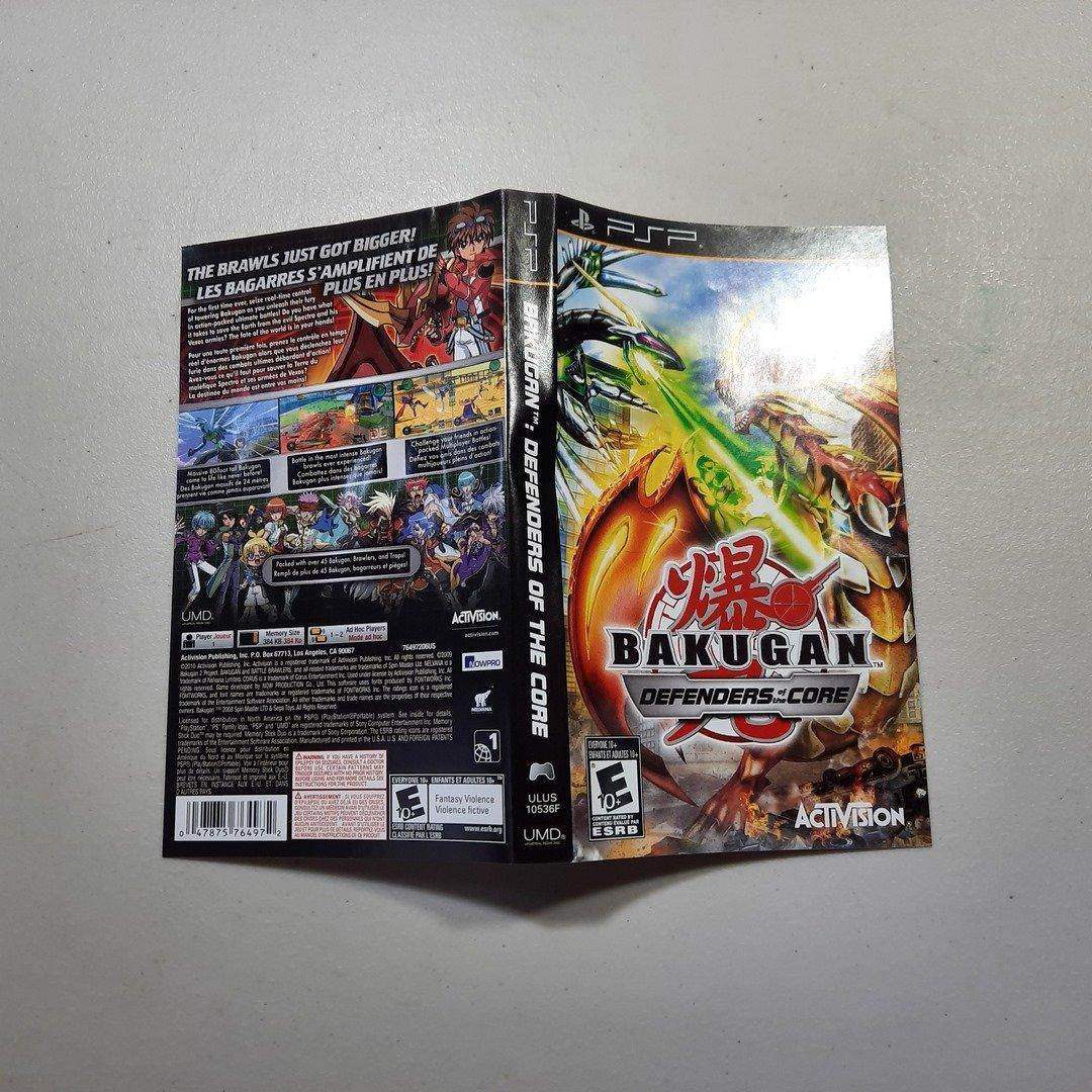 Bakugan: Defenders Of The Core PSP (Box Cover) -- Jeux Video Hobby 