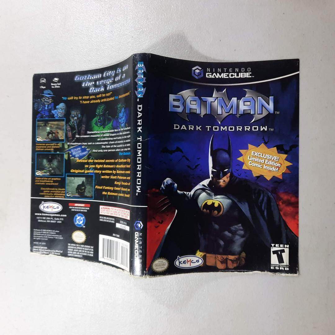 Batman Dark Tomorrow Gamecube (Box Cover) -- Jeux Video Hobby 