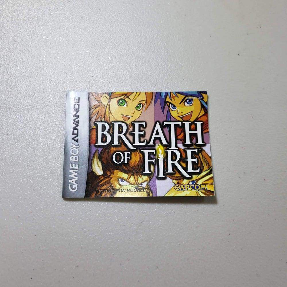 Breath Of Fire GameBoy Advance (Instruction) *Anglais/English -- Jeux Video Hobby 