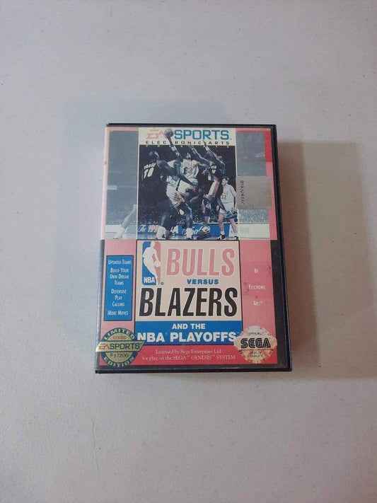 Bulls Vs Blazers And The NBA Playoffs Sega Genesis (Cb) -- Jeux Video Hobby 