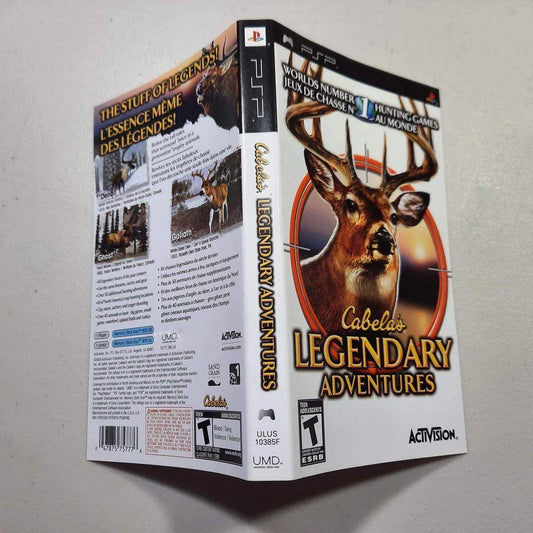 Cabela's Legendary Adventures PSP (Box Cover) -- Jeux Video Hobby 