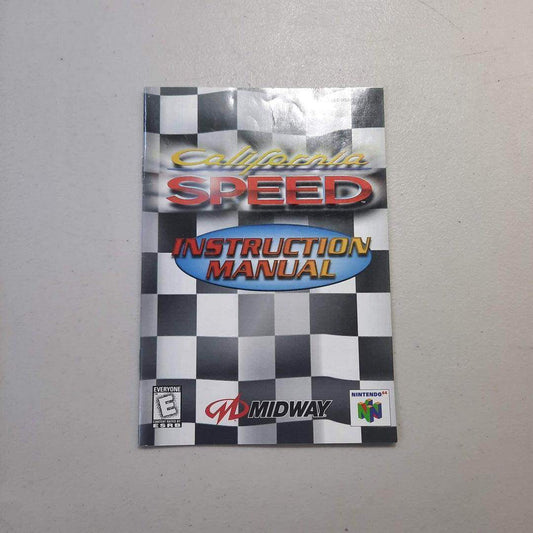 California Speed Nintendo 64 (Instruction) *Anglais/English -- Jeux Video Hobby 