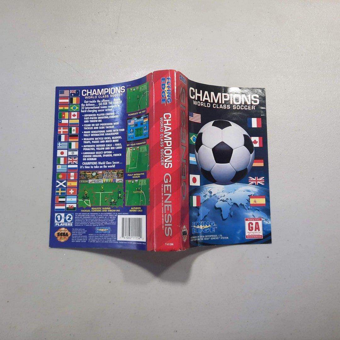 Champions World Class Soccer Sega Genesis (Box Cover) -- Jeux Video Hobby 