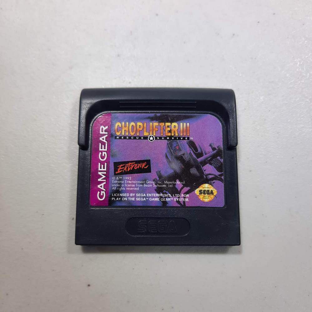 Choplifter III Sega Game Gear (Loose) -- Jeux Video Hobby 