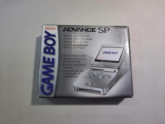 Console Platinum Gameboy Advance SP [AGS-001] (Cib) -- Jeux Video Hobby 