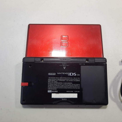 Console Red Crimson & Black Nintendo DS Lite System #2 (Condition-) -- Jeux Video Hobby 