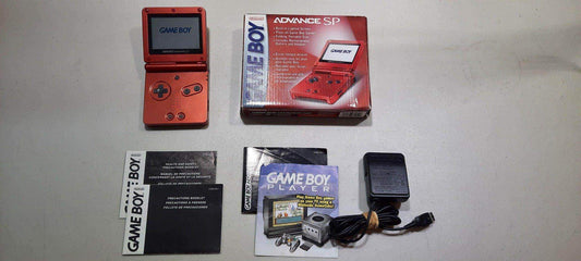 Console Red Gameboy Advance SP [AGS-001] (Cib) No2 -- Jeux Video Hobby 