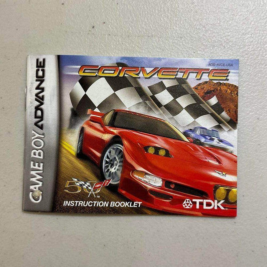 Corvette GameBoy Advance (Instruction) *Anglais/English -- Jeux Video Hobby 