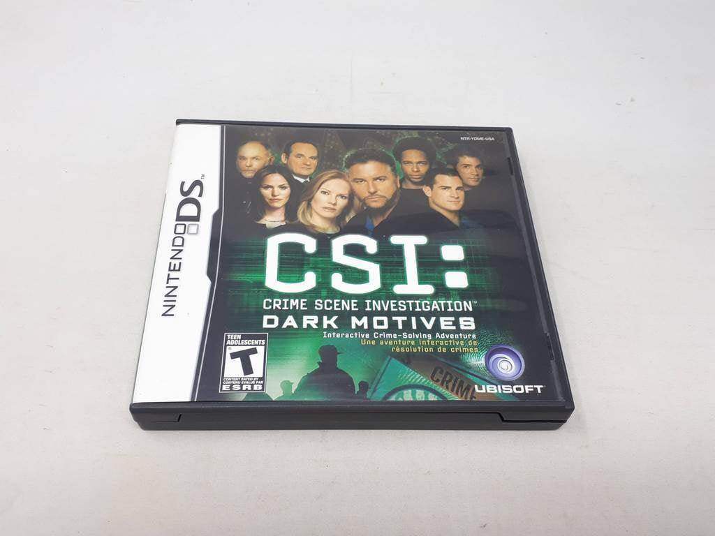 CSI Dark Motives Nintendo DS (Cib) -- Jeux Video Hobby 