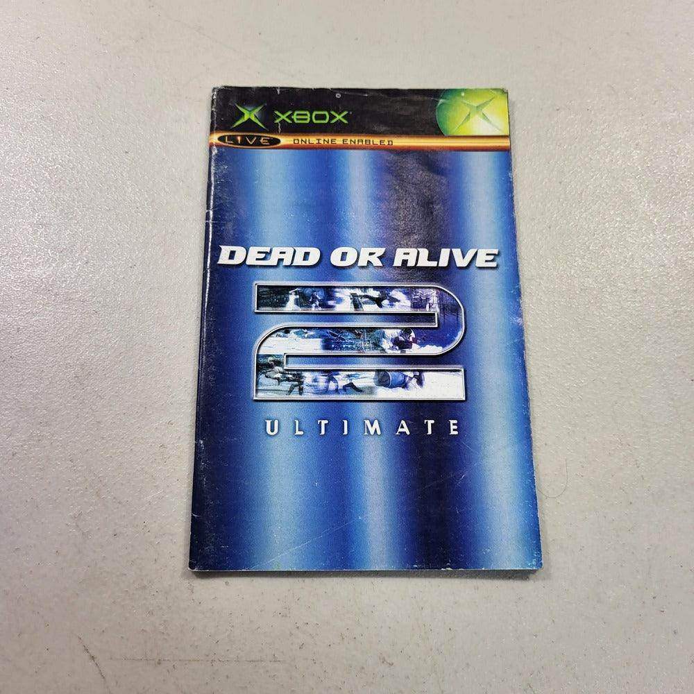 Dead Or Alive 2 Ultimate Xbox (Instruction) *Anglais/English -- Jeux Video Hobby 