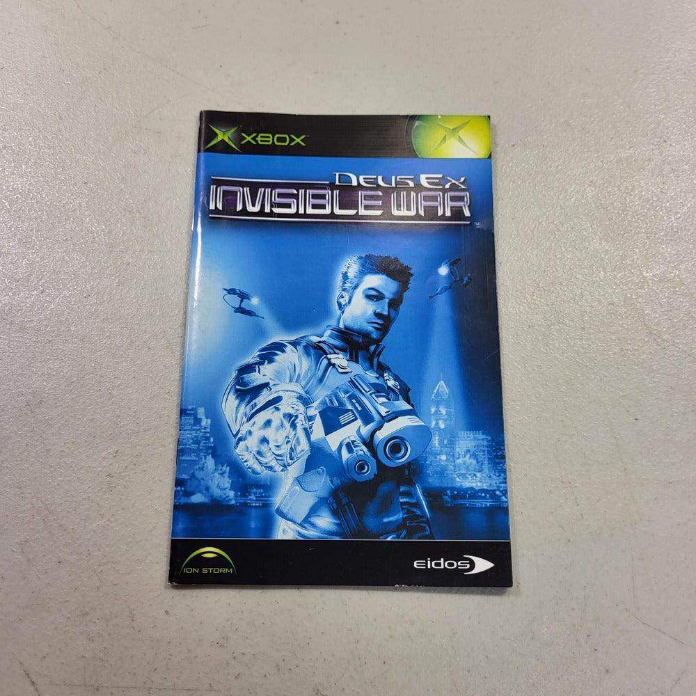 Deus Ex Invisible War Xbox (Instruction) *French/Francais -- Jeux Video Hobby 