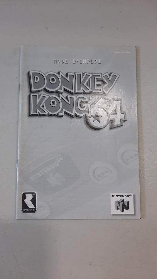Donkey Kong 64 Nintendo 64 (Instruction) *French/Francais -- Jeux Video Hobby 