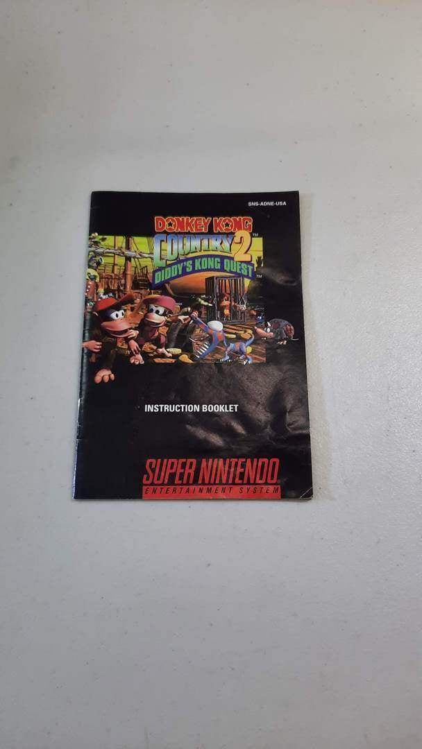 Donkey Kong Country 2 Super Nintendo (Instruction) *Anglais/English -- Jeux Video Hobby 