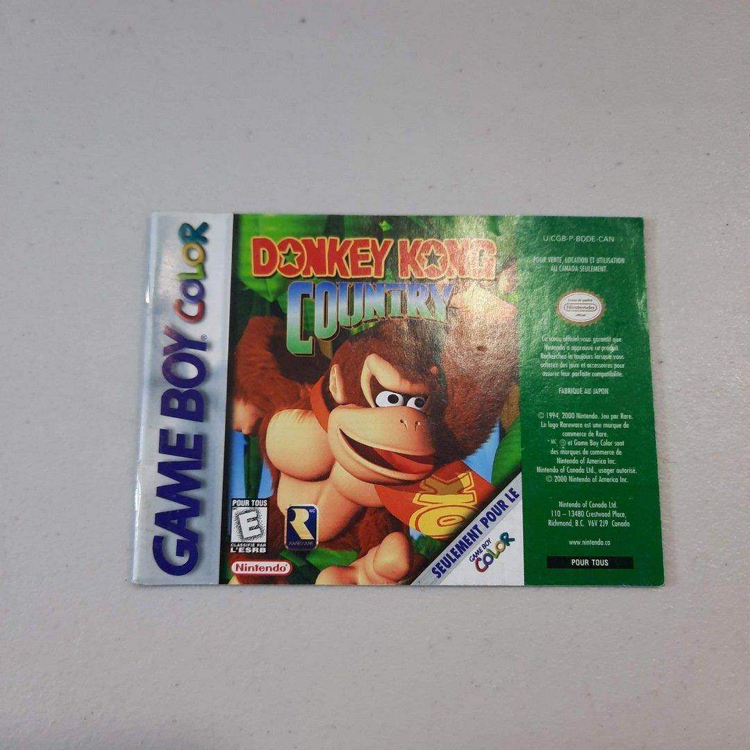 Donkey Kong Country GameBoy Color (Instruction) *French/Francais -- Jeux Video Hobby 