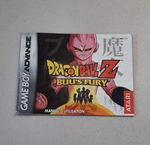 Dragon Ball Z Buu's Fury GameBoy Advance (Instruction) *French/Francais -- Jeux Video Hobby 