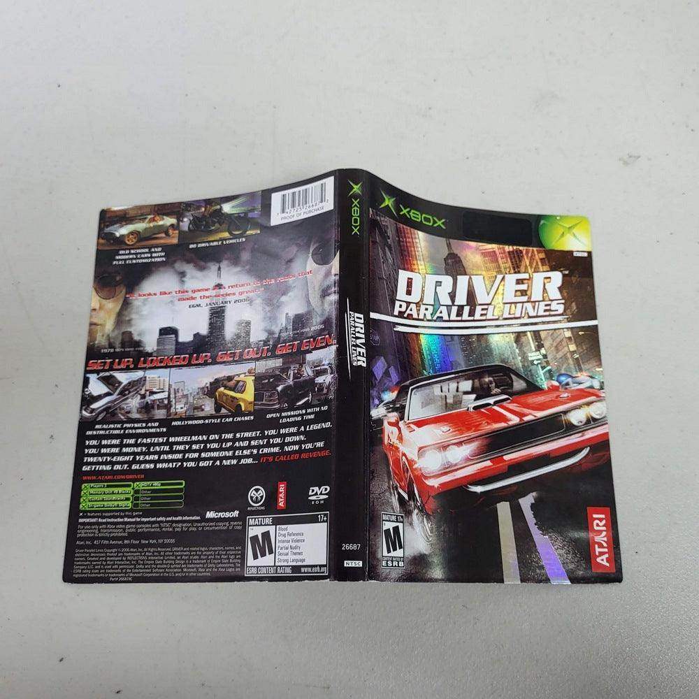 Driver Parallel Lines Xbox (Box Cover) *Anglais/English -- Jeux Video Hobby 