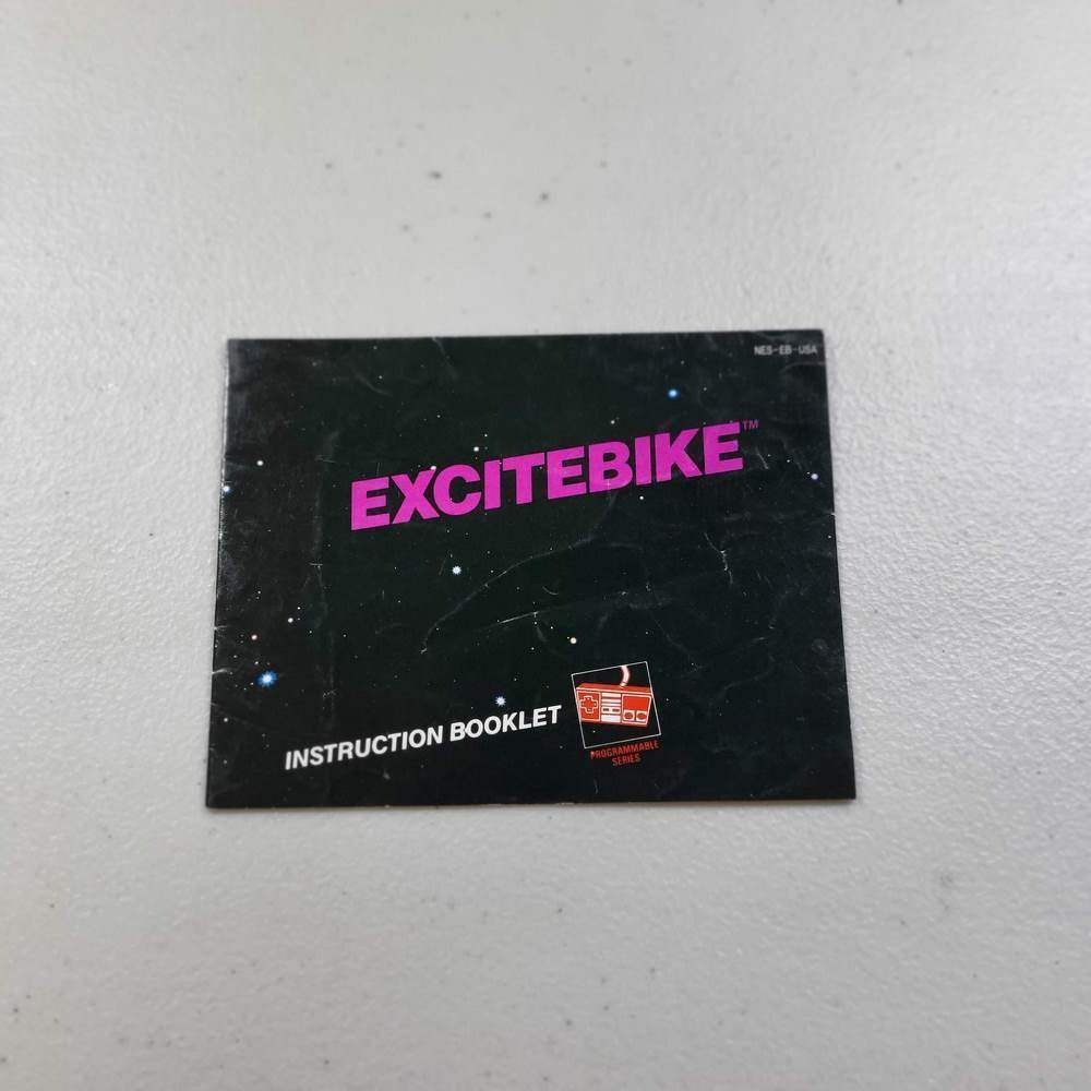 Excitebike NES (Instruction) *Anglais/English -- Jeux Video Hobby 