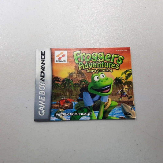 Froggers Adventures Temple Of Frog GameBoy Advance (Instruction) *Anglais/Eng -- Jeux Video Hobby 