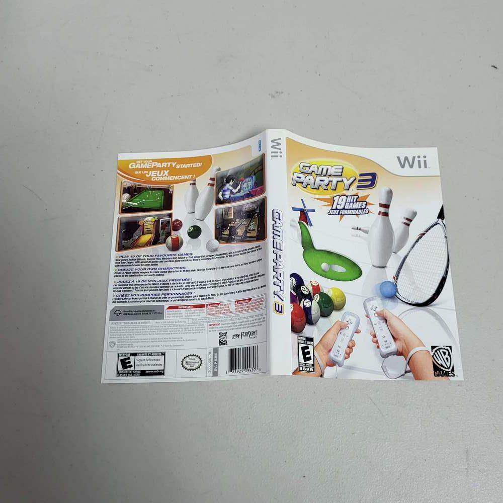 Game Party 3 Wii (Box Cover) *Bilingual -- Jeux Video Hobby 