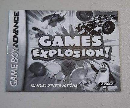 Games Explosion GameBoy Advance (Instruction) *French/Francais -- Jeux Video Hobby 