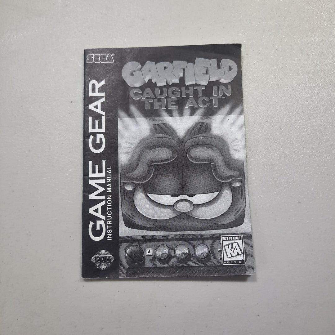 Garfield Caught In The Act Sega Game Gear (Instruction) *Anglais/English -- Jeux Video Hobby 