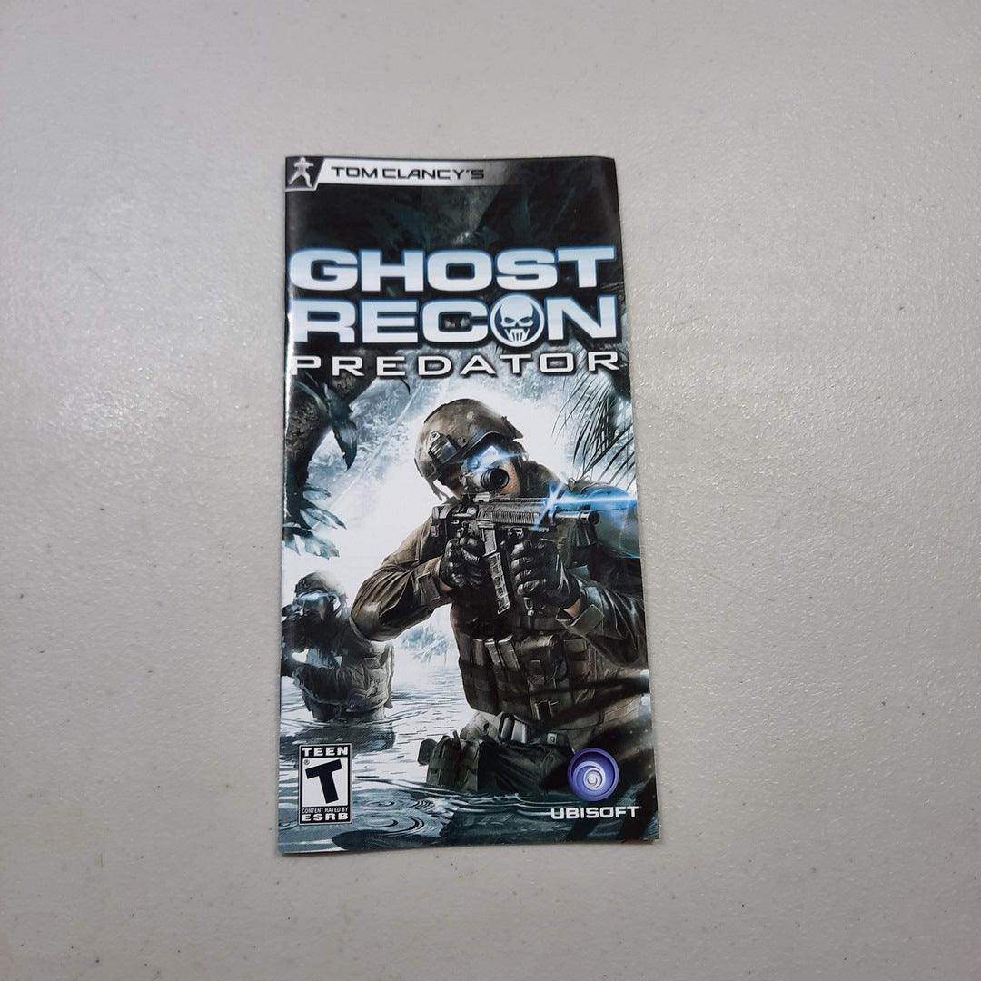 Ghost Recon: Predator PSP (Instruction) *Anglais/English -- Jeux Video Hobby 