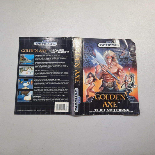 Golden Axe Sega Genesis (Box Cover) -- Jeux Video Hobby 