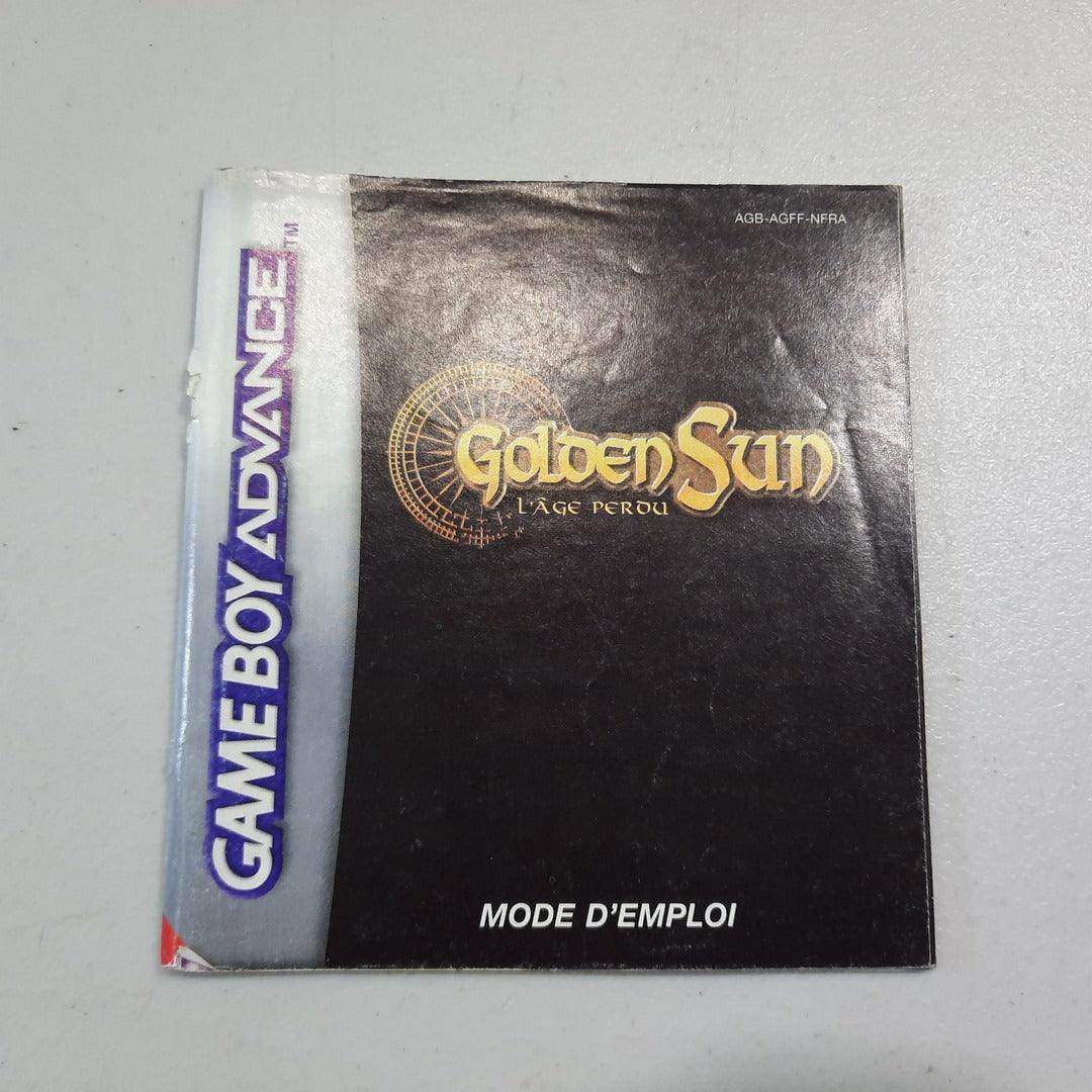 Golden Sun GameBoy Advance (Instruction) *French/Francais -- Jeux Video Hobby 