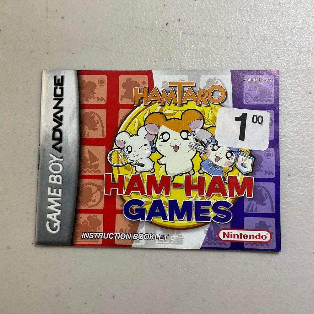 Hamtaro Ham-Ham Games GameBoy Advance (Instruction) *Anglais/English -- Jeux Video Hobby 