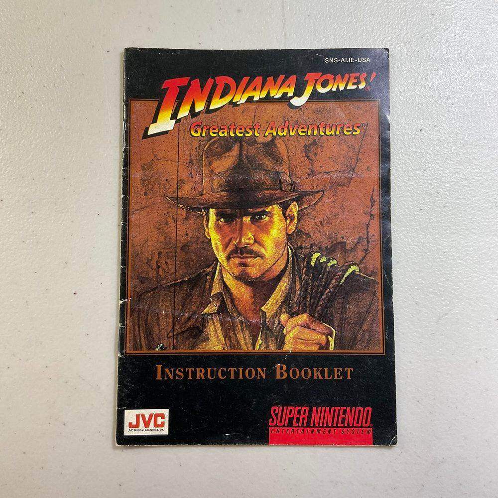 Indiana Jones' Greatest Adventures Super Nintendo (Instruction) *Anglais/Englis -- Jeux Video Hobby 