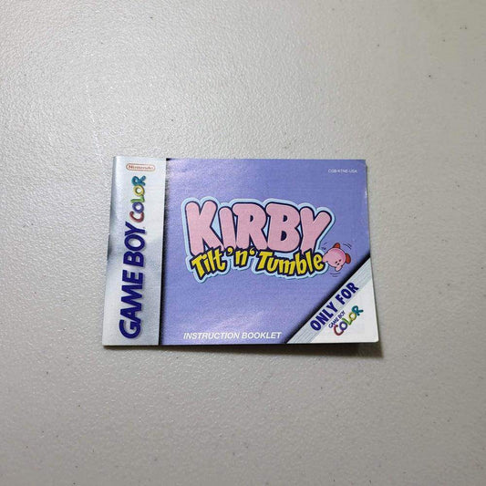 Kirby Tilt And Tumble GameBoy Color (Instruction) *Anglais/English -- Jeux Video Hobby 