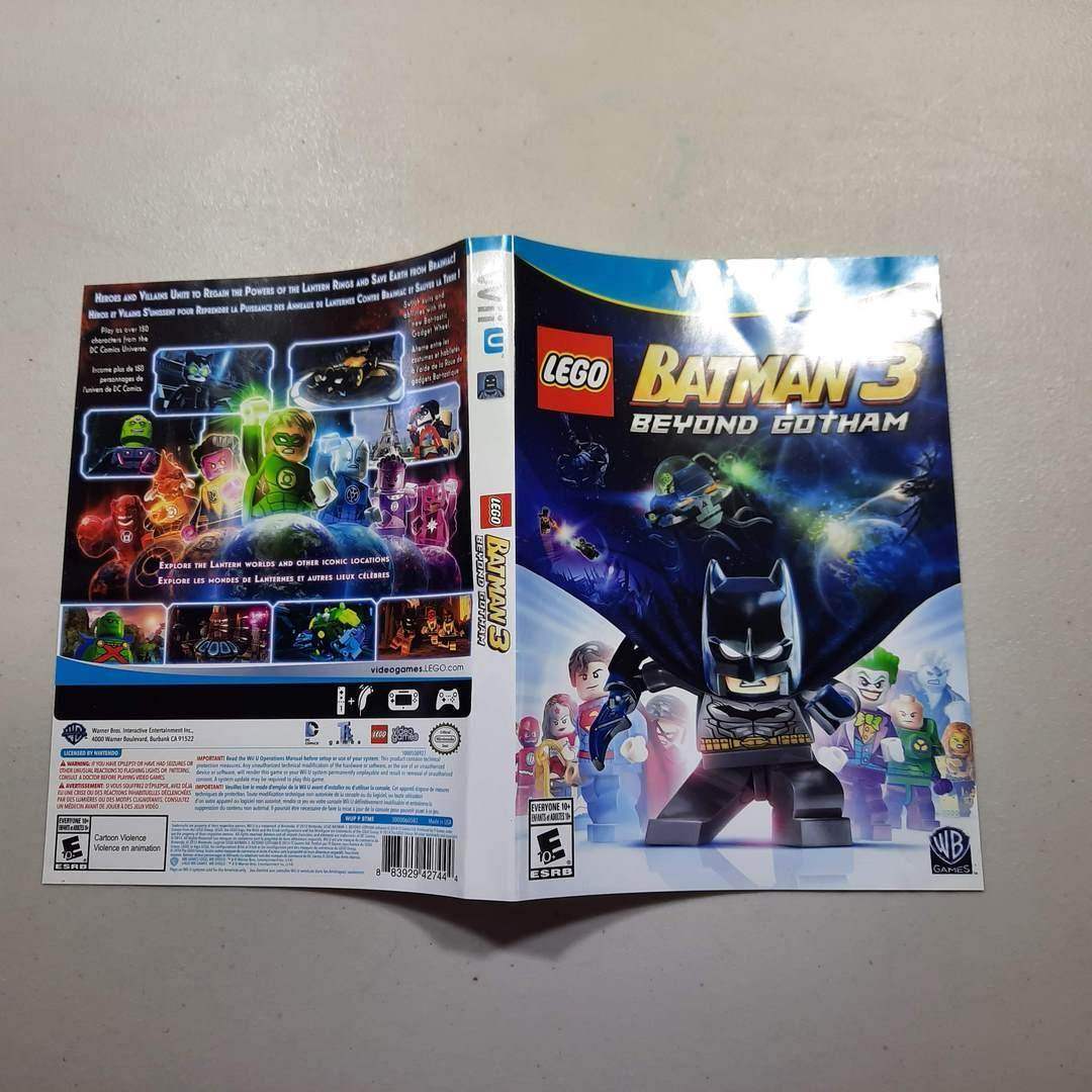 LEGO Batman 3: Beyond Gotham Wii U (Box Cover) -- Jeux Video Hobby 