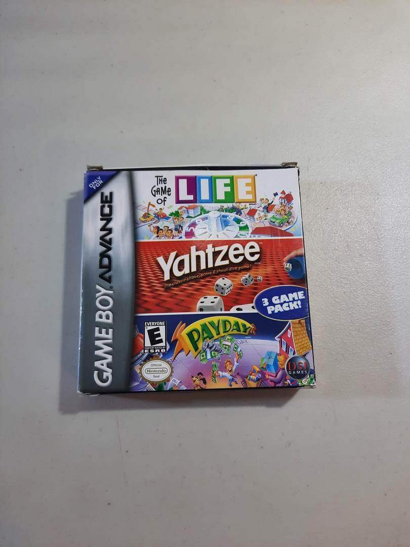 Life/Yahtzee/Payday GameBoy Advance (Cib) -- Jeux Video Hobby 