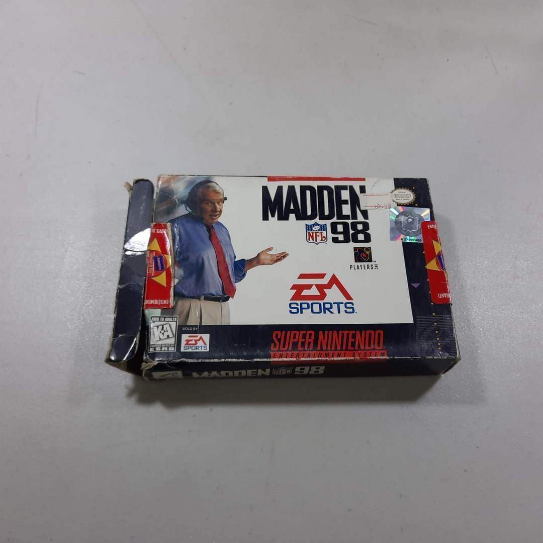 Madden 98 Super Nintendo (Box) Condition - -- Jeux Video Hobby 