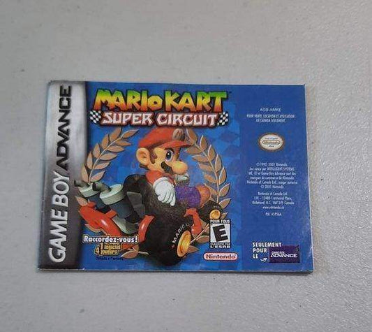 Mario Kart Super Circuit GameBoy Advance (Instruction) *French/Francais -- Jeux Video Hobby 