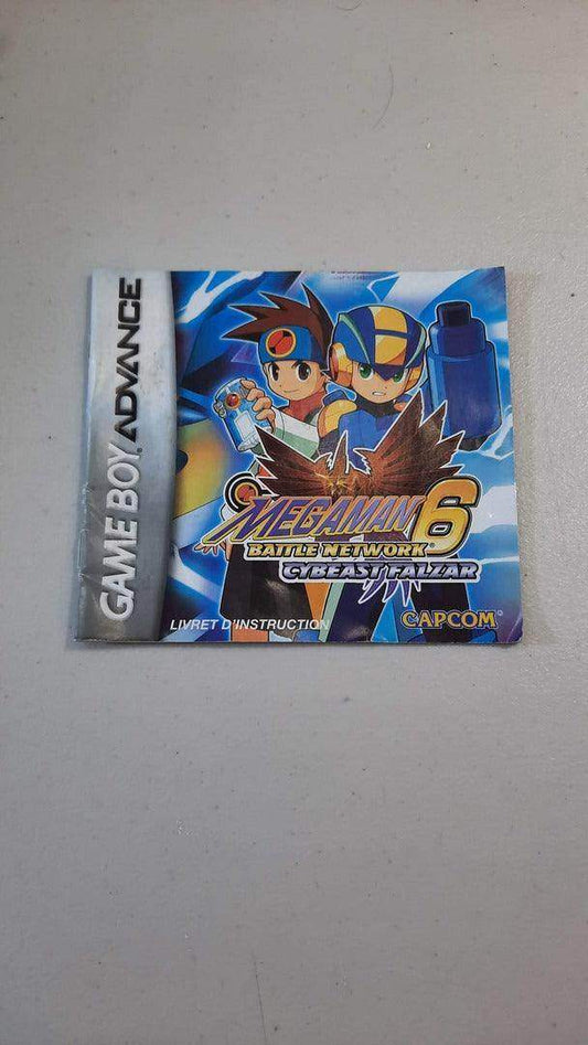 Mega Man Battle Network 6 Cybeast Falzar GameBoy Advance (Instruction) *French/F -- Jeux Video Hobby 
