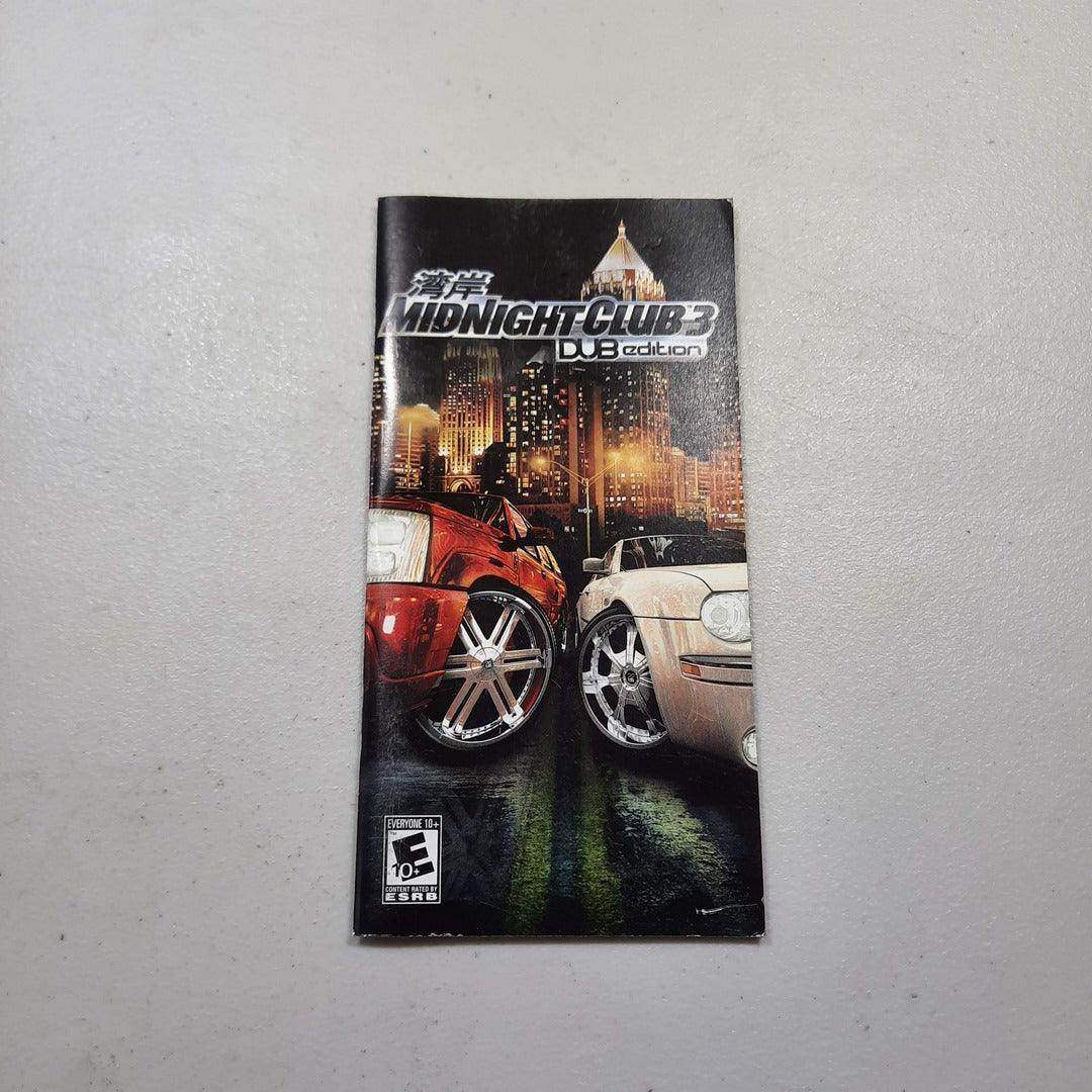 Midnight Club 3 DUB Edition PSP (Instruction) *Anglais/English -- Jeux Video Hobby 