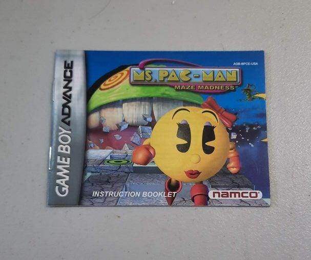 Ms. Pac-Man Maze Madness GameBoy Advance (Instruction) *Anglais/English -- Jeux Video Hobby 