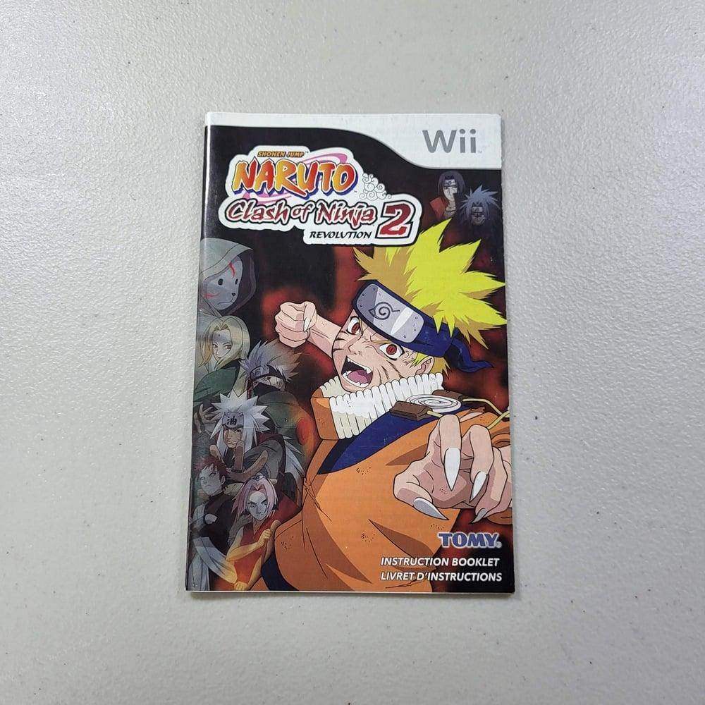 Naruto Clash Of Ninja Revolution 2 Wii (Instruction) *Trilingual -- Jeux Video Hobby 