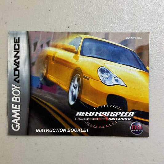 Need For Speed Porsche Unleashed GameBoy Advance (Instruction) *Anglais/Englis -- Jeux Video Hobby 