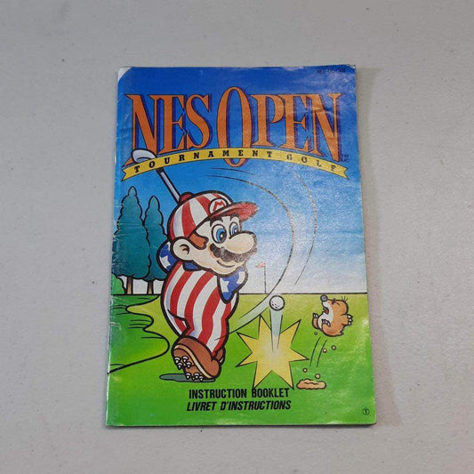 NES Open Tournament Golf NES (Instruction) *Bilingual -- Jeux Video Hobby 